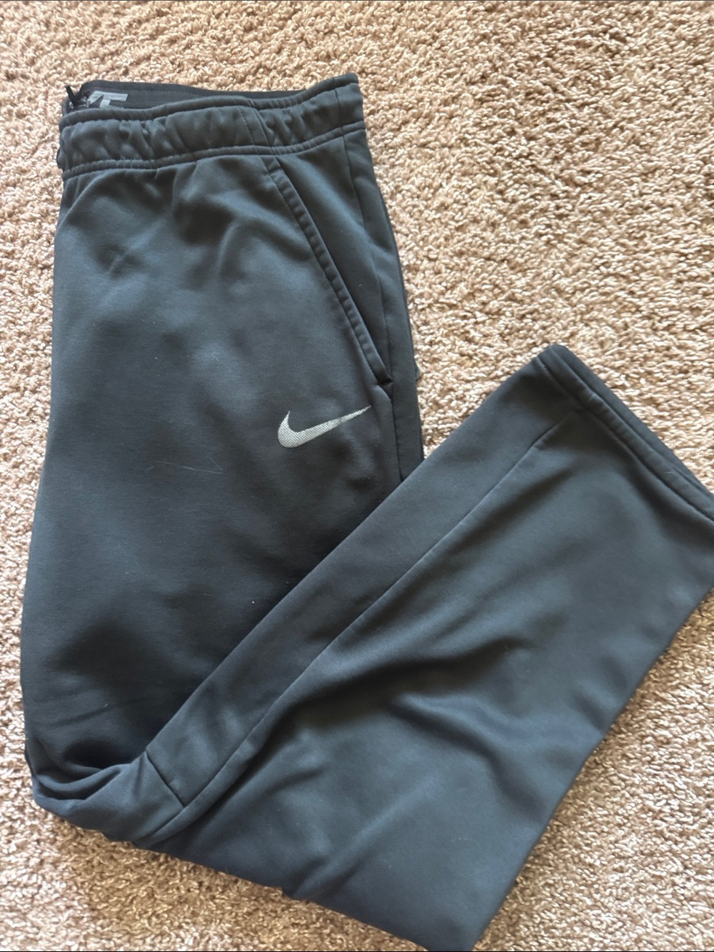 Men’s Nike Jogger Sweatpants with Silver Swoosh